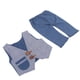 thumbnail image 5 of Conjunto de ropa BuyWeek para fotografía de bebés con chaleco y pantalones cortos, 5 of 14