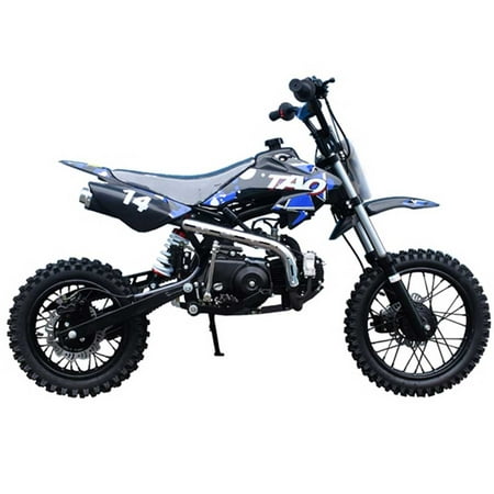 Kids Dirt Bike by FamilyGoKarts Blue DB14 Youth Motocross Dirt