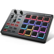 Donner MIDI Pad Beat Maker Machine Professional, Drum Machine with 16 Beat Pads, 2 Assignable Fader & Knobs and Music Production Software, USB MIDI Controller with 40 Free Courses, STARRYPAD