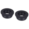thumbnail image 1 of Unique Bargains Black Rubber Grommet 1.48 Inch OD 1 Inch ID, 2Pcs Seal Protection Cable Grommets Flexible Cable Pipe, 1 of 5