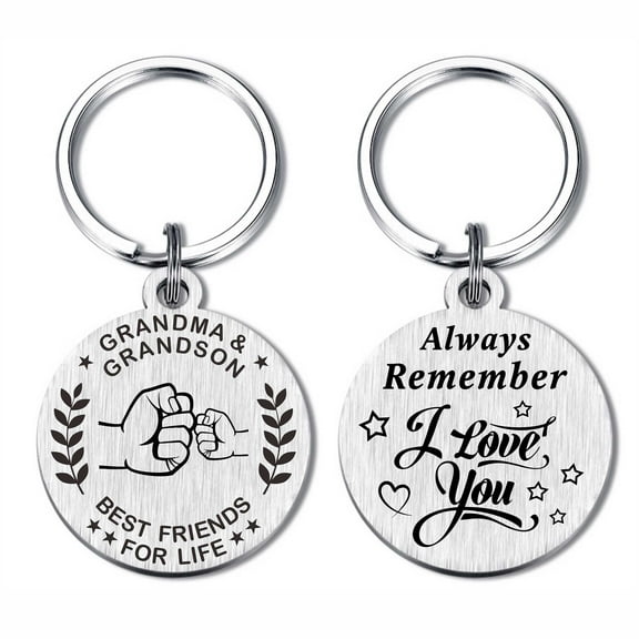 FALOGIJE Grandma Gifts from Grandson, Remember I Love You Grandmother Keychain