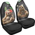 thumbnail image 3 of XYZCANDO Car Seat Covers Elastic Fabric Comfort Car Front Seat Covers car Front Seats Interior, Easy to Install and Clean Breathable Truck Sedan, 3 of 10