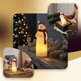 thumbnail image 5 of WWV Christmas LED Figurine Table Lamp Soft Glow Holiday Desktop Decor Indoor Mantel Shelf Festive Ornament Gift for Family Friends Christmas Decoration Lovers, 5 of 7
