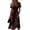 Red, variant on Women's Halloween Dresses Pumpkin Ghost Short Sleeve Spooky Dresses V Neck Horror Causal Dress, M