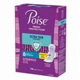 thumbnail image 3 of Poise Serviettes d'Incontinence Post-Partum Ultra Minces avec Ailes, Absorption Modérée, Longueur Régulière, 54 Unités, 3 of 5