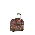 Lily Bloom Design Pattern Carry on Bag Wheeled Cabin Tote (Playful Gray