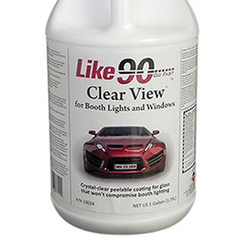 Like 90 Clear View 10034 Peelable Booth Coating, 1 gal Can, 400 sq-ft/gal Coverage, White