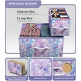 thumbnail image 6 of Sorbus Classic 7 Drawer Dresser for Kids Bedroom, Tie-Dye Purple, 6 of 7