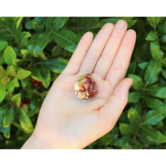 Mookaite Jasper Tumbled Stone (Crystal Healing Tumble Mookite Chakra Stone)