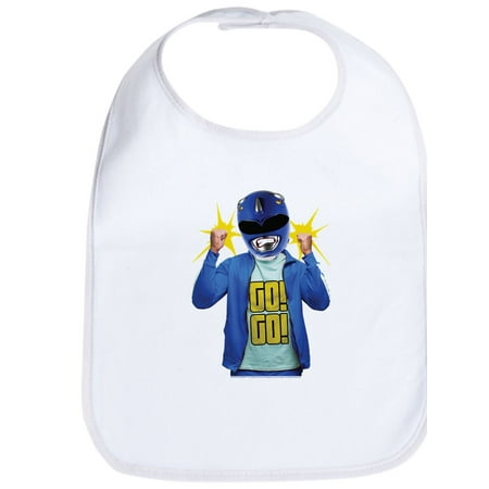 

CafePress - Power Rangers Blue Ranger Go! Go! - Cute Cloth Baby Bib Toddler Bib