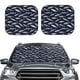 thumbnail image 2 of Balery Sardine Parasol para parabrisas de coche de 2 piezas | Parasol plegable para parabrisas delantero de coche para la mayoría de sedanes-Medium, 2 of 6