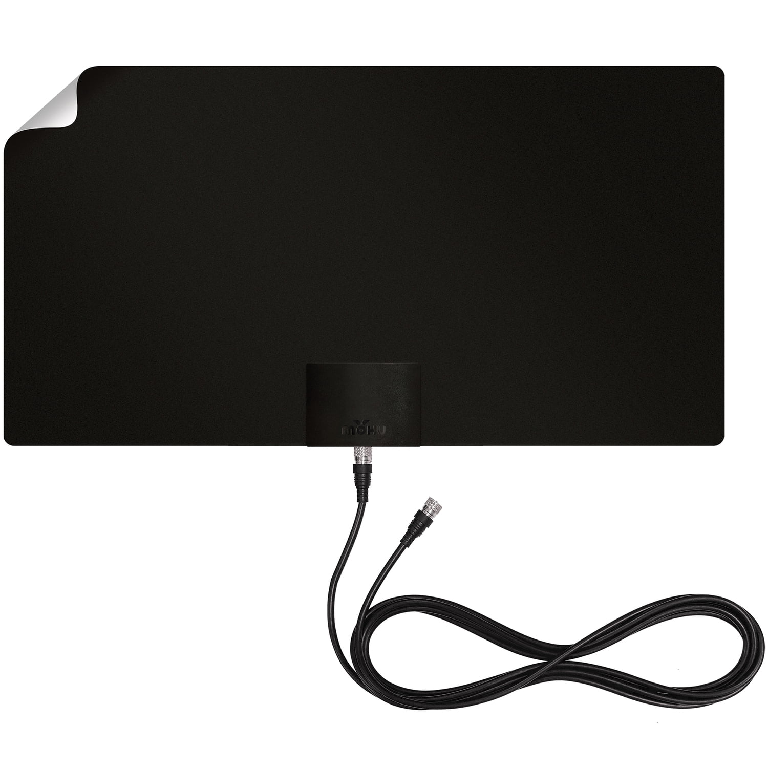 Mohu MH-110160 Leaf Supreme Pro Amplified Paper-Thin Indoor HDTV Antenna, with 12-Ft. Cable & Signal Indicator