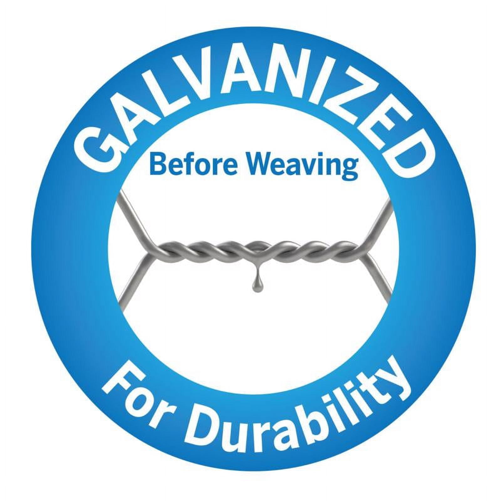 Garden Zone 50 ft. X 48 in. Galvanized Steel Poultry Netting