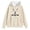 Beige, variant on Norvella Womens Hockey Stick Print Hoodies Long Sleeve Hooded Sweatshirt Relaxed Fit Kangaroo Pocket Ribbed Pullover Top