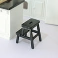thumbnail image 5 of 2pcs Miniature Wooden Step Stool Dollhouse Doll House Mini Wooden Stool Decoration, 5 of 8