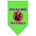 thumbnail image 6 of Pet and Dog Bandana Screen Printed, "Backyard Security", 6 of 10
