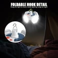 thumbnail image 5 of PRETXORVE Solar Lights Outdoor, Usb Solar Camping Light with Remote Control - Hanging Tent Light Outdoor Lamp for Camping, Hiking, Outage, Hurrican-E, Cellphone Emergency Charging, 5 of 9