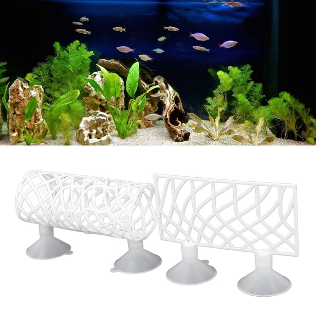 Túnel De Cama De Pescado, Escondite De Pescado Pequeño De Agujero Pequeño Tubo De Reposo Artesanía Premium Betta House Shrimp PLECO Hide Con Taza De Succión Para Acuario