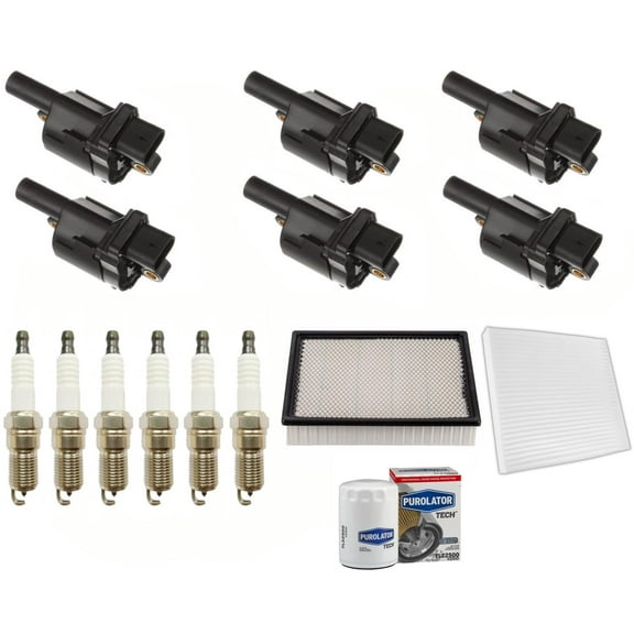 Ignition Coils Spark Plugs & Filters For 14-2018 Chevrolet Silverado 1500 4.3L