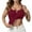 Red, variant on AherBiu Womens Tank Tops with Built in Bra Stretch Keyhole Square Neck Basic Layer Top Tees Shirt Camisole Pajamas Tanks