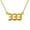 Letter C, variant on Angel Number Necklaces for Women Bubble Digital Pendant 111 222 333 444 555 666 777 888 999 Chain Gold Plated Stainless Steel Dainty Statement Personalized Jewelry Number 888