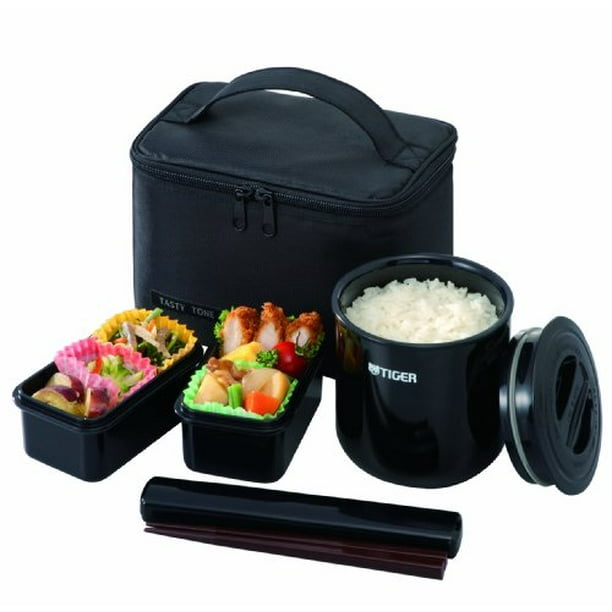 Tiger Classic Lunch Box, 33.8 oz, Black