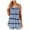 Light Blue, variant on Womens Plus Size Tops,Womens Blouses Clearance,Women's Fashion Printed Vest Sleeveless Blouse Rond-neck Suspenders Tops Shirt Best Sell