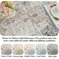 thumbnail image 6 of Hallway Washable Runner Rug - 2'6x12 Kitchen Rugs Entryway Rug Runner Non Slip Indoor Farmhouse Carpet for Living Room Bedroom Bathroom Vintage Floor Decoration Mat (2'6''x12', Maroon), 6 of 6