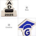 thumbnail image 3 of WHAMVOX 2pcs Wooden Graduation Tabletop Decoration Decorative Centerpiece For Graduates, 3 of 6