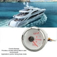 thumbnail image 4 of 52MM Bateau Jauge de Compensation, DC9-32V Bateau en Acier Inoxydable Trim Balance Jauge Mètre, Précision de Lecture Jauge de Compensation Marine avec 7 Rétro-Éclairage de Couleur, Jauges Marines pour Yachts,, 4 of 8