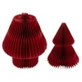 thumbnail image 5 of Northlight Accordion Honeycomb Foldable Paper Christmas Tree - 3' - Red, 5 of 7