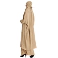 thumbnail image 5 of Pounoo Islamic Clothing Batwing Sleeve Hooded Maxi Length Loose Fit Lightweight Abayas Modest Prayer Garment Outfit Gift, 5 of 8