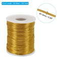 thumbnail image 2 of Unique Bargains Corde en Satin de Nylon 1,5 mm x 109 Yard Corde Tressée pour Perles 1,5 mm, Or, 2 of 6