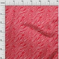 thumbnail image 3 of oneOone Cotton Poplin Twill Red Fabric Animal Skin Dress Material Fabric Print Fabric By The Yard 56 Inch Wide, 3 of 4