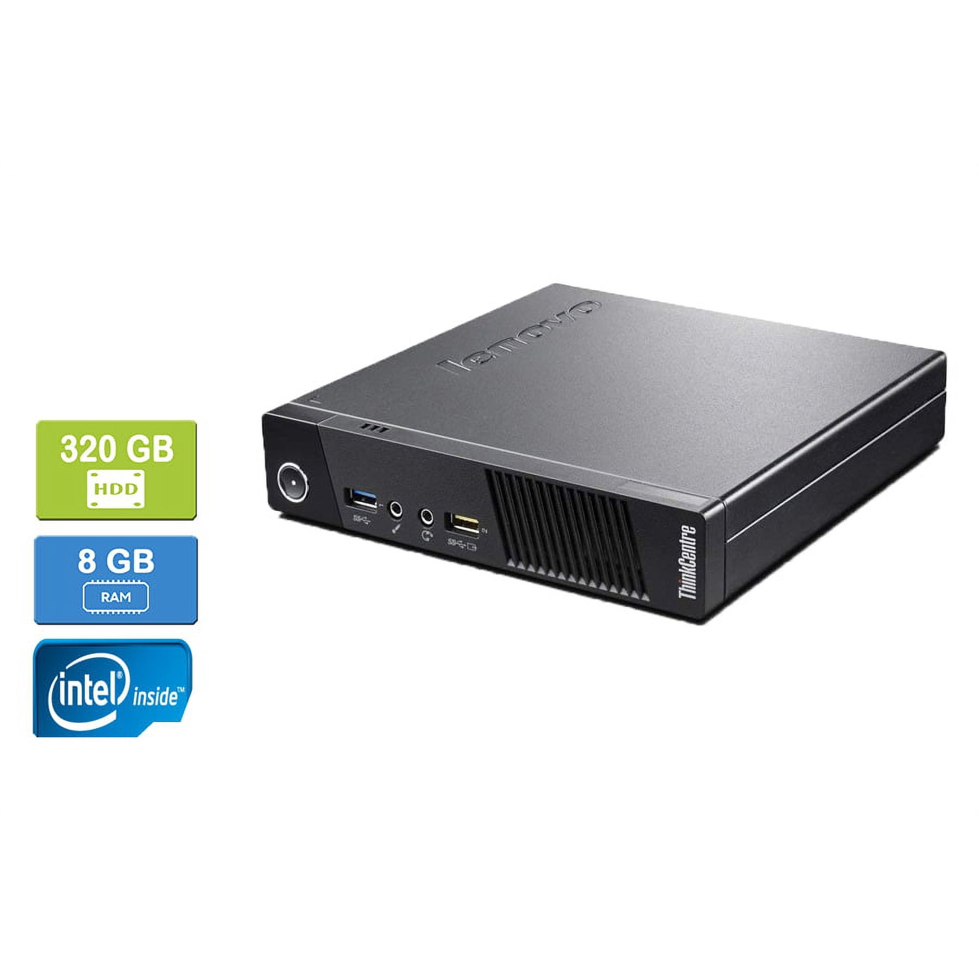 Used: LENOVO M73 Intel Core G3220T 8GB 320GB HDD Win 10 Pro