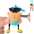 thumbnail image 1 of Juguete antiestrés para arrancar el pelo, juguete Mr Plucky, juguete para hacer estallar espinillas, juguetes para aliviar el estrés, lindo llavero, llavero de mochila, para una adicción a picar y no, 1 of 7