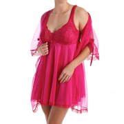 Beautiful Lace 3pc Baby Doll Set X3595 Black,White