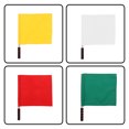 thumbnail image 2 of 4pcs Referee Hand Flag Small Hand Flag Match Signal Flags Match Safety Flag Commander Flags, 2 of 8