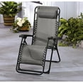thumbnail image 1 of Mainstays Patio Zero Gravity Chair - Grey, 1 of 9