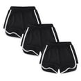 thumbnail image 6 of GYRATEDREAM Girls Boys 3 Pack Running Athletic Cotton Shorts, Kids Baby Workout and Fashion Summer Beach Sports for 8-9 Uears, 6 of 7