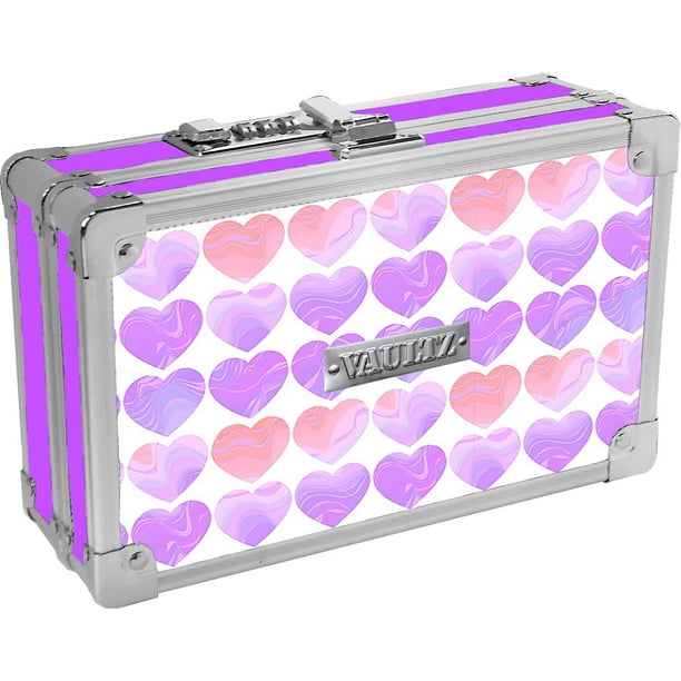 Vaultz Combination Locking Supply Box, Girls Assortment