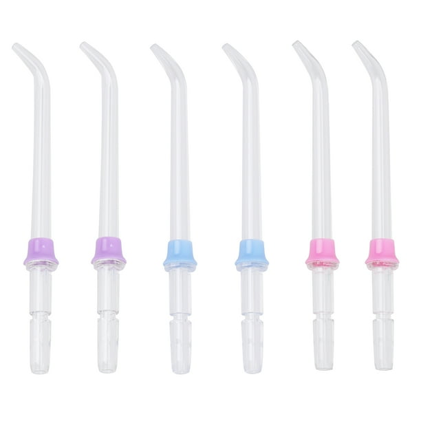 EeaseMX 6 boquillas de repuesto para palillos de dientes, desmontables, para irrigadores bucales de dentistas.