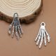 thumbnail image 4 of BESTYASH 10Pcs DIY Pendant Charms Alloy Skeleton Hand for Necklace Bracelet Silver, 4 of 6
