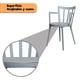 thumbnail image 4 of Set de Sillas de Comedor Plástico con Descansabrazos – Diseño Moderno y Resistente, 4 of 7