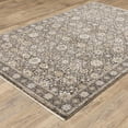thumbnail image 5 of Oriental Weavers Maharaja Area Rug - 071N1 - 7'10" x 10'10" - in Grey/ Ivory - Vintage Inspired, Stain Resistant, Family and Pet Friendly , Dining, Living Room Rug, 5 of 8