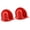 Red, variant on Set Of 2 Ergonomic Kitchen Gloves Silicone Oven Mitts Heat Resistant For Safely Removing Hot Plates From Microwave