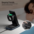 thumbnail image 5 of Wireless Charger for Samsung/Android, HOLYJOY Foldable 3 in 1 Fast Charging Station/Stand/Multi Charger for Samsung S24/S23/S22/Note 20, Travel Pad for Galaxy Watch 7/6/5/4/Active 2, for Buds(Black), 5 of 5