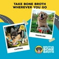 thumbnail image 5 of Brutus Broth Instant On The Go Powder for Dogs with Chondroitin Glucosamine & Turmeric - Pet Food Topper - Human Grade Dog Food Toppers for Dry Food & Picky Eaters - 5 Stick (Beef), 5 of 10