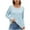 Light Blue, variant on Winter Clothing for Women Sweatshirts Loose Fit Zippered Sweatshirts No Hood Active Long Sleeve Tops Loose