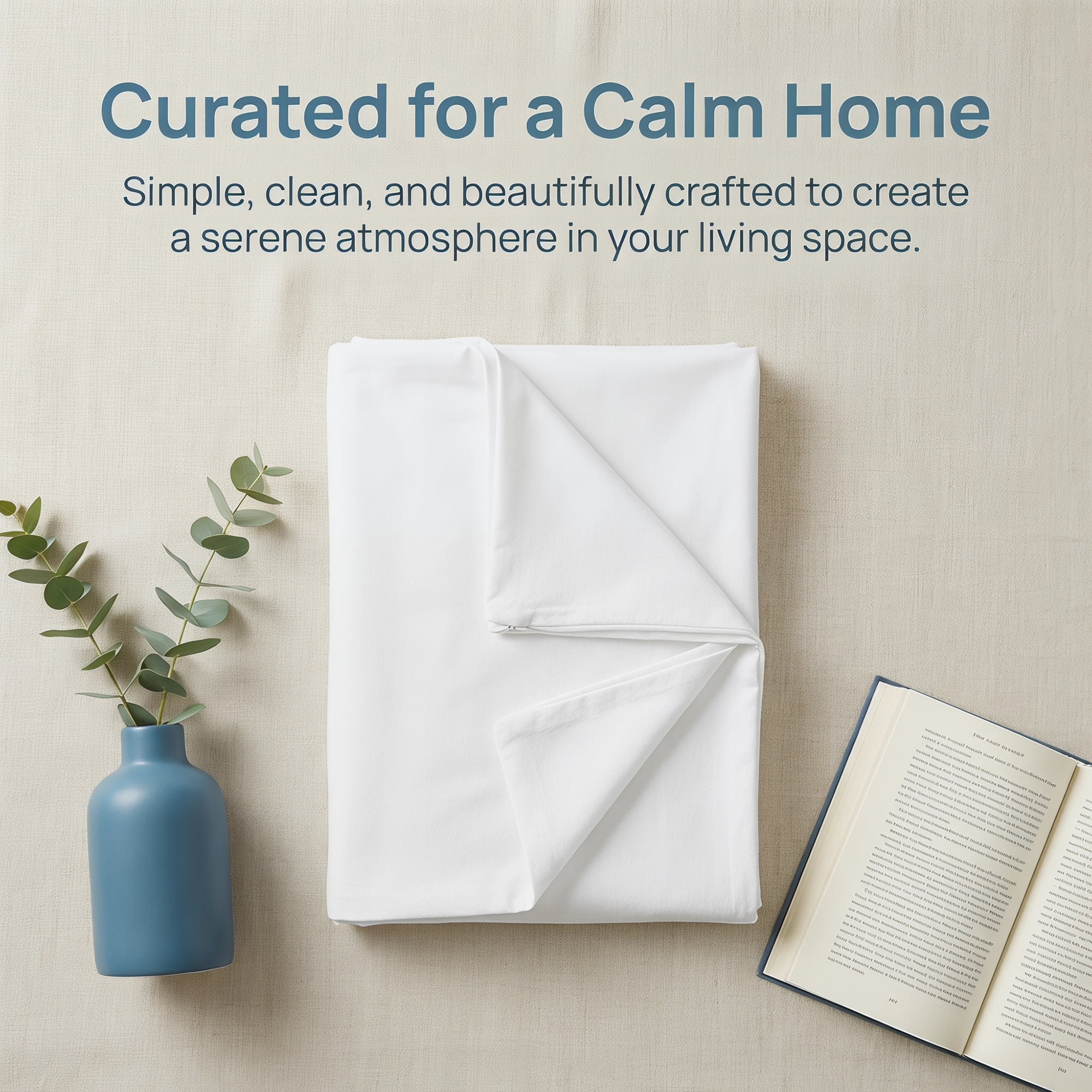 Unique Bargains Pillow Protectors with Zipper Breathable Cotton Throw Pillow Cover 20"x28"